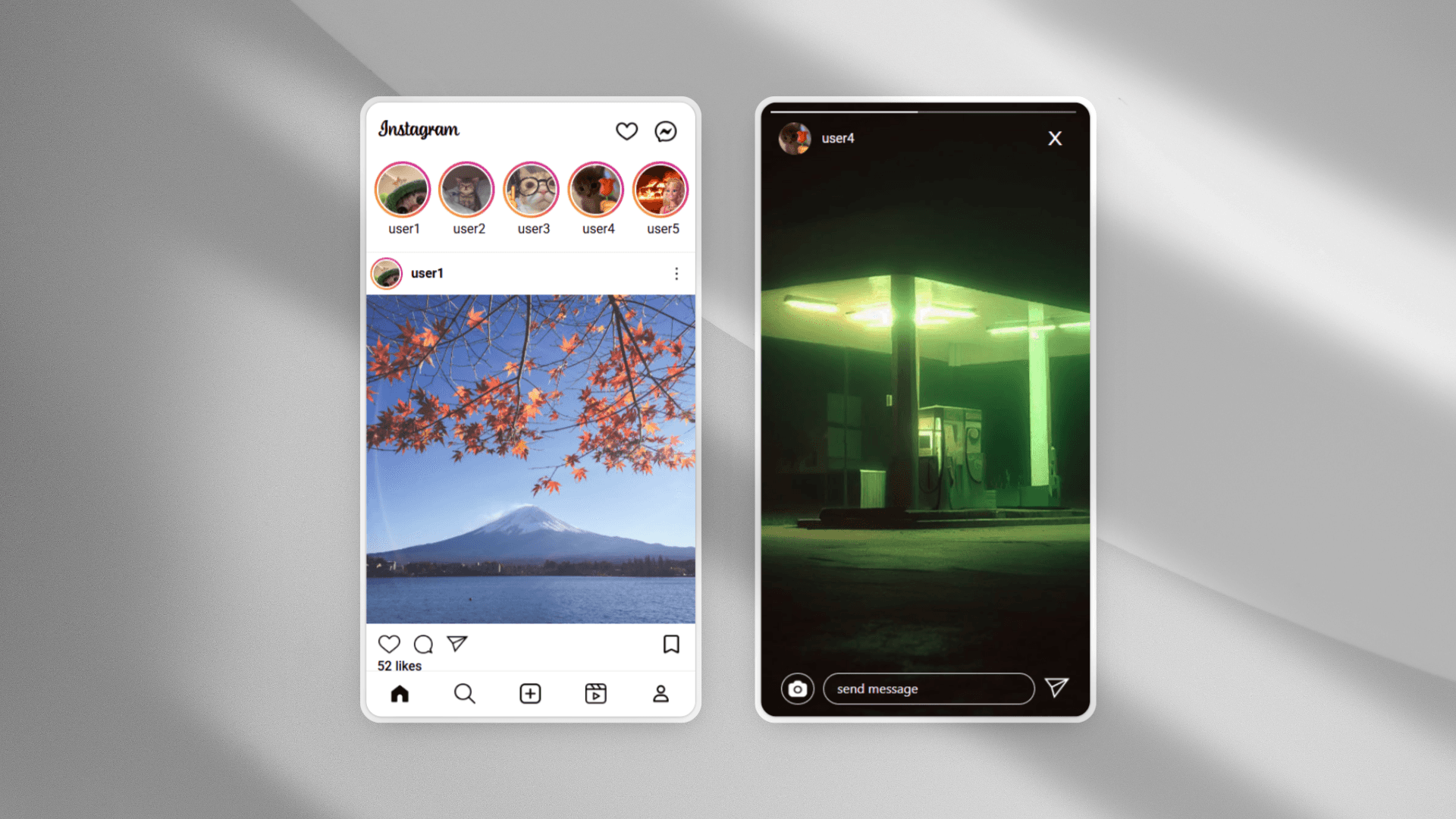 Instagram Homepage Clone Cover Image
